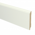 MDF Eigentijdse plint 90x12 wit voorgel. RAL 9010 0