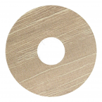 Zelfkl. rozet (17 mm) antiek eiken beige (10 st.)