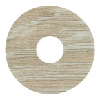 Zelfkl. rozet (17 mm) Scarlet Oak beige (10 st.)