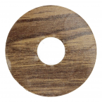 Zelfkl. rozet (17 mm) Verdon Oak brown (10 st.)