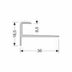 Küberit 810 trapneus 8,5 mm F4 zilver