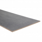 Dubbel stootbord basalt donker PRO 160 x 40 cm