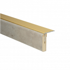 Uitlooptrede alu goud Licht Beton 90x5,7cm