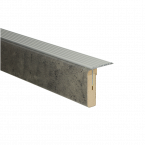 Uitlooptrede alu zilver Beton 90x5,7cm