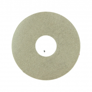 Zelfkl. rozet (17 mm) beige beton donker (10 st.) 0