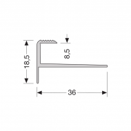 Küberit 810 trapneus 8,5 mm F4 zilver