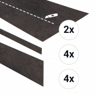 Ensemble de marches en PVC Himalaya