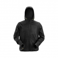 FlexiWork Fleece Hoodie Zwart maat S