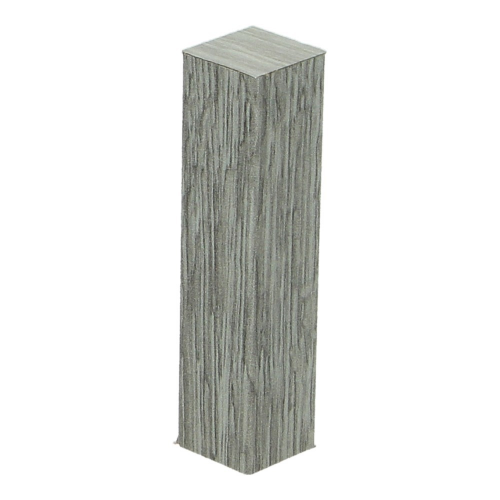 Hoek/eindstuk folie 4st. Scarlet Oak light grey 0