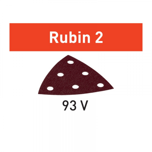 Schuurdriehoek Rubin STF-V93/6-P120-RU/ 50st 0