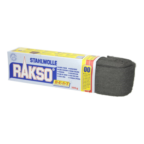 Staalwol fijn (00) rol a 200 gram 0